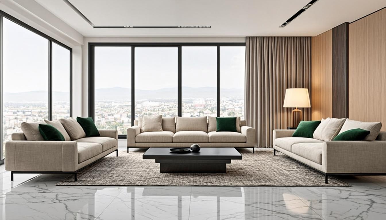 Ambiente sofisticado com móveis planejados VENATTO